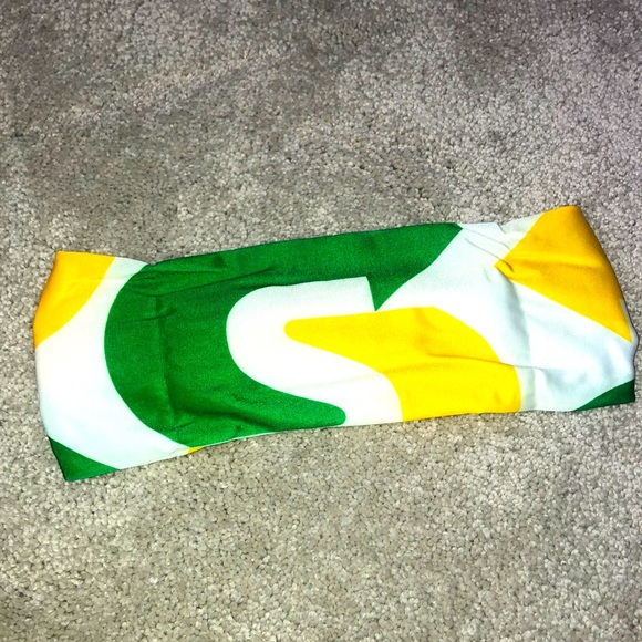 Subway Accessories - Subway Green Yellow White Headband New